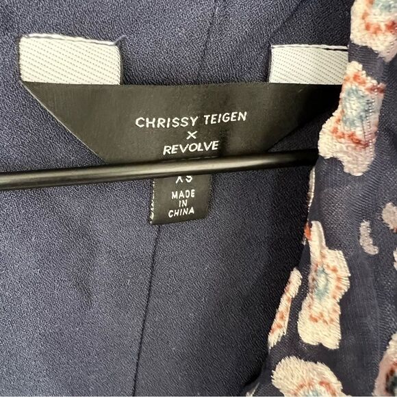 NWT Revolve x Chrissy Teigen Katsuya Mini Dress in Navy | Size XS - Picture 6 of 11